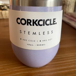 Corkcicle Stemless Tumbler in Soft Purple